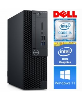 DELL 3060 SFF i5-8400 8GB 256SSD M.2 NVME DVD WIN11Pro