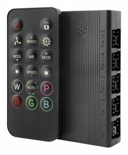 Mars Gaming MFHUB Tietokoneen jäähdytysjärjestelmän osa ja lisätarvike Osoitteellinen RGB-ohjain