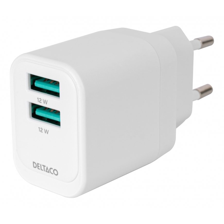 Deltaco USB-AC200 PDA/mobīlo telefonu lādētājs Universāls