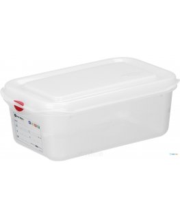 Hendi Toidunõu GN 1/4 sildiga kaanega 2,8 l 265x162x100 mm
