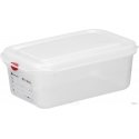 Hendi Food Container GN 1/4 with Lid and Label 2.8 l 265x162x100 mm Hendi Food Container GN 1/4 with Lid and Label 2.8 l 265x162x100 mm