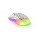 Steelseries Aerox 3 Wireless Ghost hiiri Pelaaminen Oikeakätinen RF Wireless + Bluetooth Optinen 180