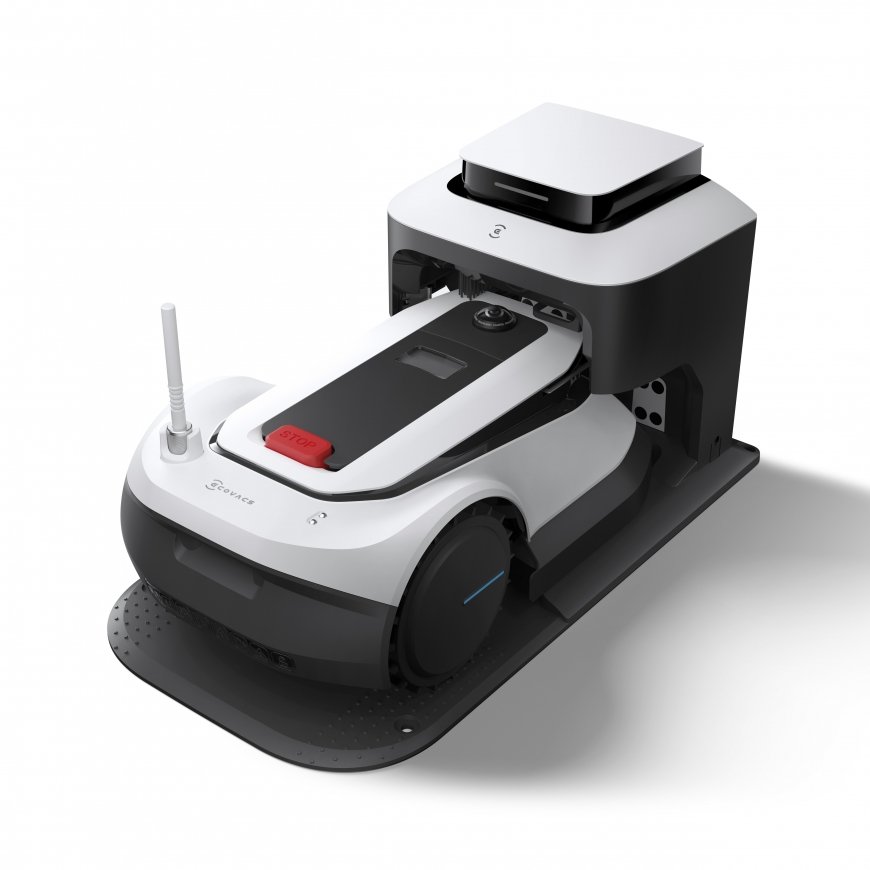 Ecovacs Goat G1 Robotic lawn mower Battery Black, White