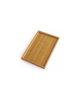 Набор контейнеров для закусок Bamboo FIKA, 4 x 125 мл, бамбуковый поднос с ручкой