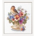 Tea Ring - Embroidery Cross-Stitch Kit by Aine Tea Ring - Embroidery Cross-Stitch Kit by Aine
