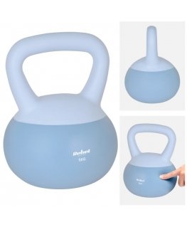 Soft Kettlebell soft vinyl 5kg REBEL ACTIVE
