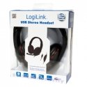 LogiLink HS0033 наушники/гарнитура Проводная Оголовье Calls/Music Черный, Красный LogiLink HS0033 наушники/гарнитура Проводная Оголовье Calls/Music Черный, Красный
