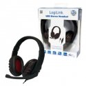 LogiLink HS0033 headphones/headset Wired Head-band Calls/Music Black, Red LogiLink HS0033 headphones/headset Wired Head-band Calls/Music Black, Red