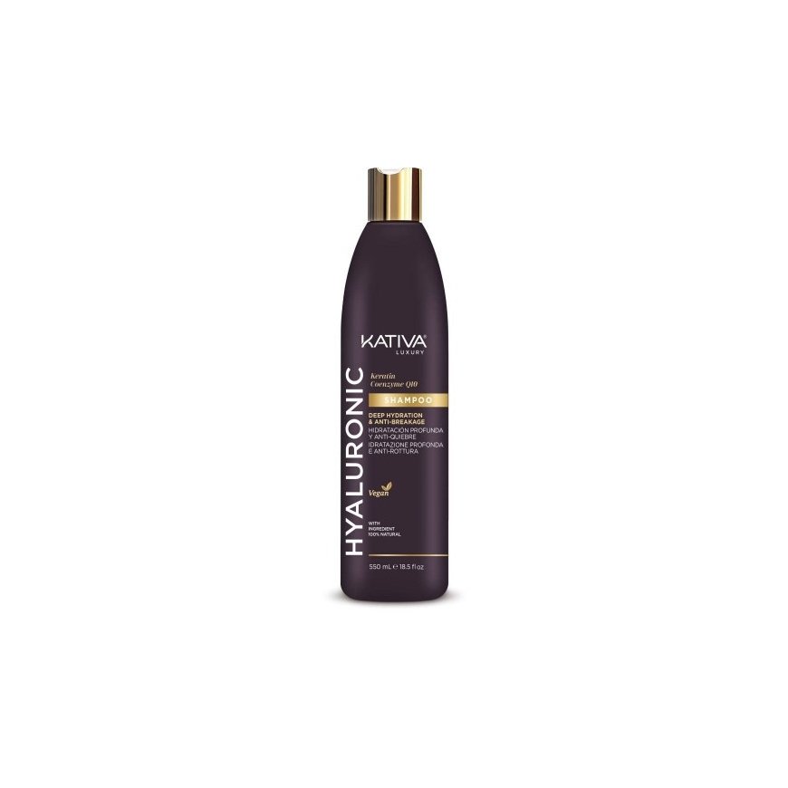 Kativa HYALURONIC keratiin & koensüüm Q10 šampoon 500 ml