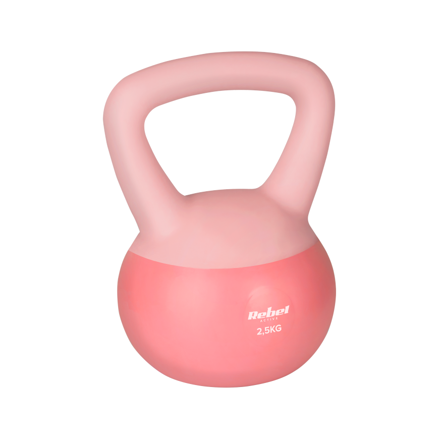 Soft Kettlebell soft vinyl 2.5kg REBEL ACTIVE – 2