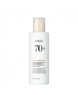 Anua Rice 70 + Ceramide Moisturizing Milk Intensive Hydrating Face Lotion with Ceramides, 150 ml