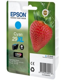 Epson Strawberry 29XL C mustekasetti 1 kpl Alkuperäinen Korkea (XL) värintuotto Syaani