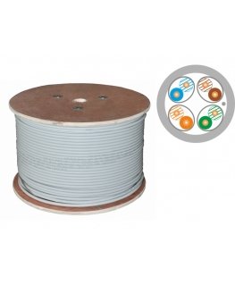 Alantec KIF6ALSOH500D verkkokaapeli Valkoinen 500 m Cat6a U/FTP (STP)
