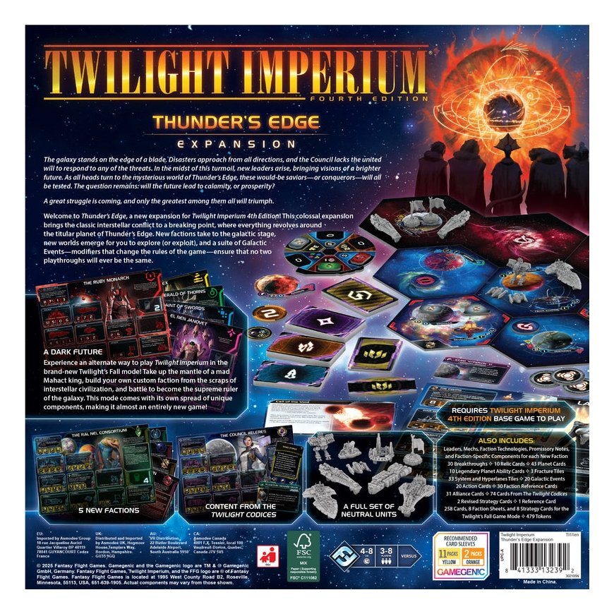 Fantasy Flight Games Twilight Imperium: Fourth Edition – Thunder's Edge – 2