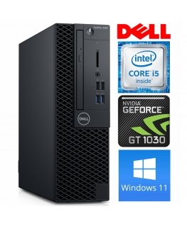 DELL 3060 SFF i5-8400 16GB 256SSD M.2 NVME GT1030 2GB DVD WIN11Pro