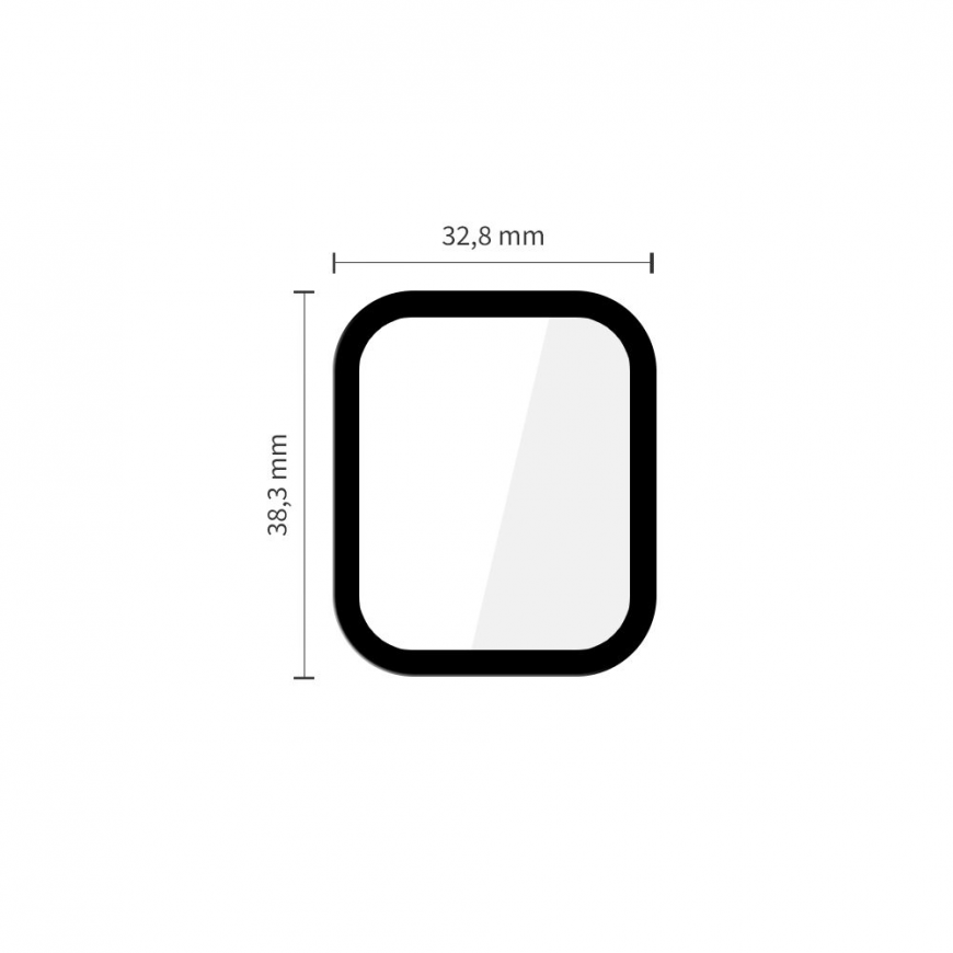 SZKŁO HYBRYDOWE TECH-PROTECT GLASS FLEX+ 2-PACK APPLE WATCH 4 | – 2