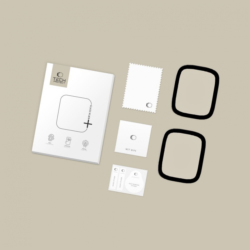 SZKŁO HYBRYDOWE TECH-PROTECT GLASS FLEX+ 2-PACK APPLE WATCH 4 | – 5