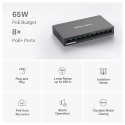 Mercusys MS110P tīkla pārslēgs Vadīts Fast Ethernet (10/100) Power over Ethernet (PoE) Melns Mercusys MS110P tīkla pārslēgs Vadīts Fast Ethernet (10/100) Power over Ethernet (PoE) Melns