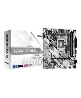 Asrock H610M-HDV/M.2+ D5 Intel H610 LGA 1700 „micro ATX“