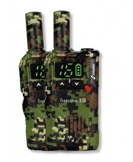 Stabo freecomm 330 two-way radio 16 channels Black