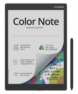PocketBook Color Note e-book reader Touchscreen 32 GB Wi-Fi Black, Blue