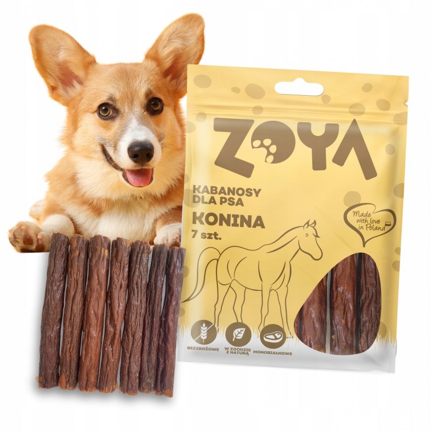 ZOYA Кабаносы из конины лакомство для собак 7шт