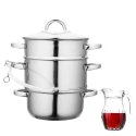 Fabio stainless steel stock pot 26 cm with lid 10.5 L Fabio stainless steel stock pot 26 cm with lid 10.5 L