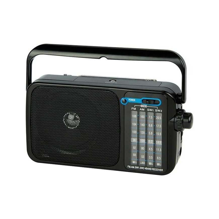 Kruger & Matz KM0833 Analog Portable Solar-Powered Radio Receiver