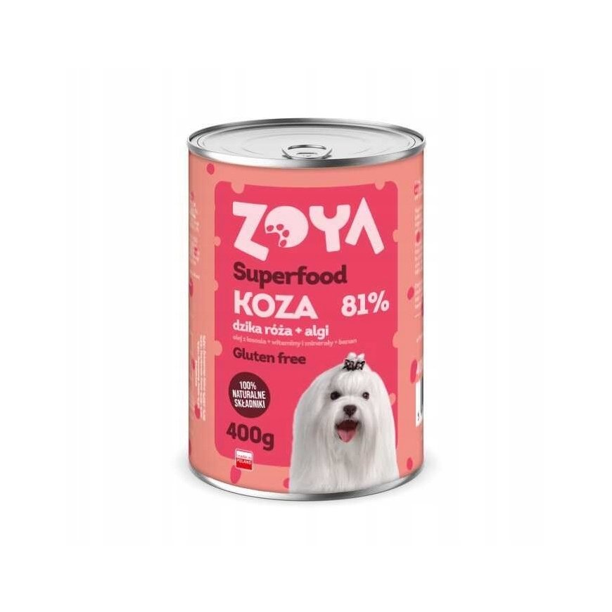 ZOYA Koza – mitrā suņa barība 400g