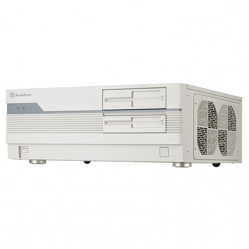 Silverstone SST-FLP01W datoru korpuss & statnis HTPC Balts
