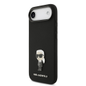 Karl Lagerfeld Liquid Silicone Metal Ikonik Case for iPhone Air