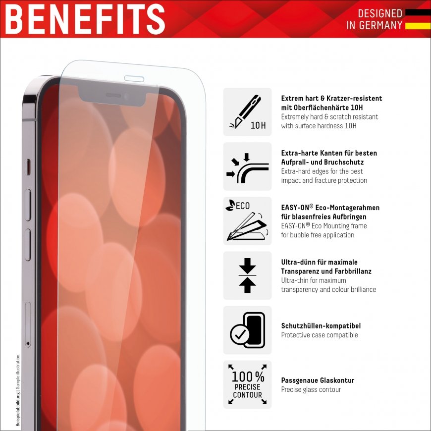 Displex 01710 защитная пленка / стекло для мобильного телефона Back/screen protector Apple 1 шт – 2