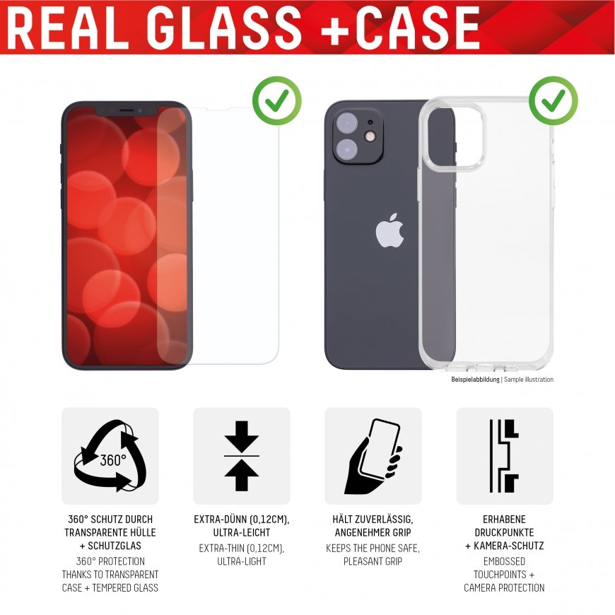 Displex 01710 Mobilā tālruņa ekrāna un aizmugures aizsargs Aizmugures / ekrāna aizsargs Apple 1 pcs – 5