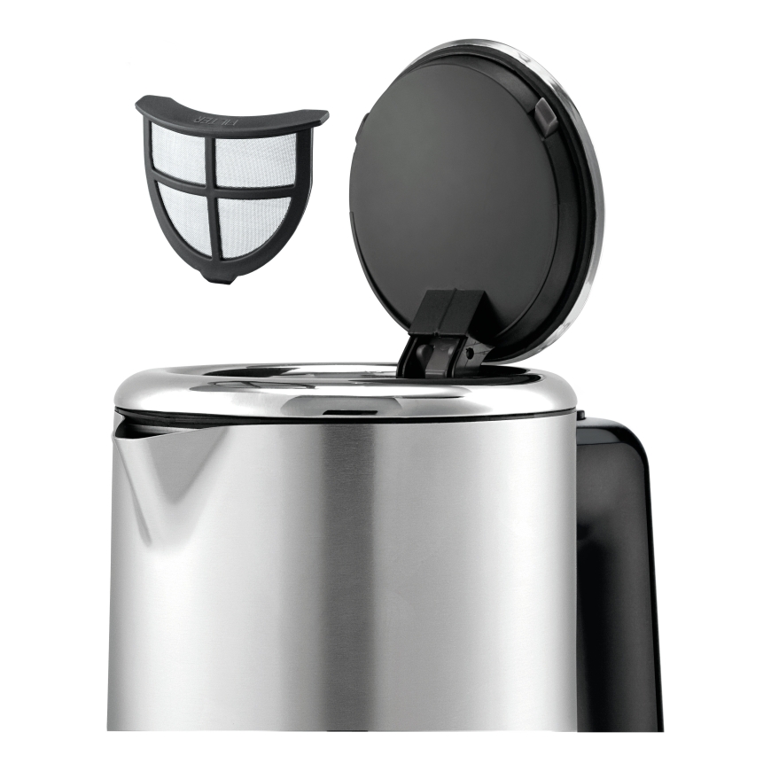 WMF KITCHENminis 0413140011 elektrinis virdulys 0,8 L 1960 W Nerūdijančiojo plieno – 2