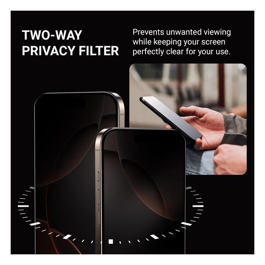 Crong Privacy 3D Armour Glass Privacy screen protector Apple 1 шт – 3
