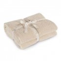 DecoKing Blanket HENRY sand color relief jacquard style modern 170x210 DecoKing Blanket HENRY sand color relief jacquard style modern 170x210
