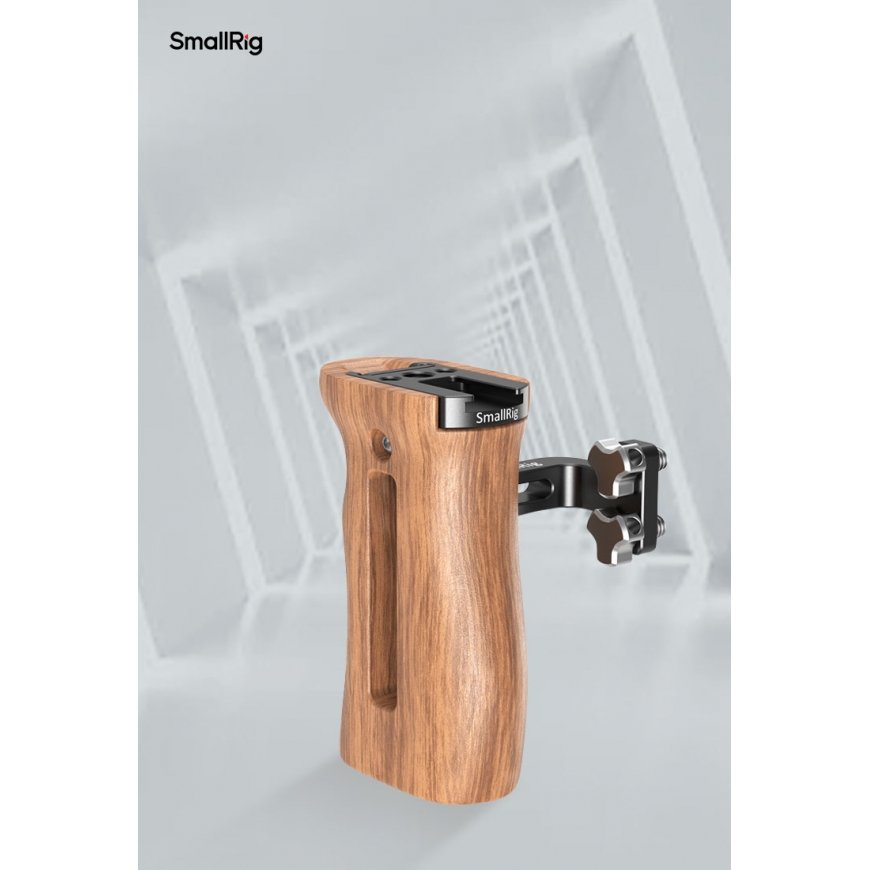 SmallRig 2093 Handle Wooden Universal Side