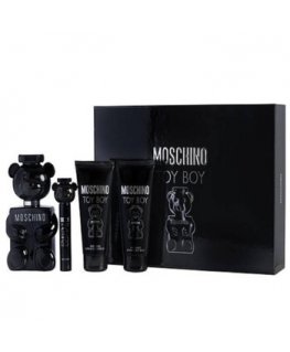 Moschino Toy Boy komplekts vīriešiem (EDP, 100 ml + dušas želeja, 100 ml + pēc skūšanās balzams, 100 ml + EDP, 10 ml)