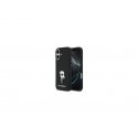 Karl Lagerfeld Liquid Silicone Metal Ikonik Case for iPhone 17 Musta