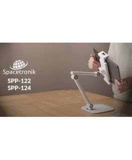 Spacetronik SPP-124B musta tabletin teline