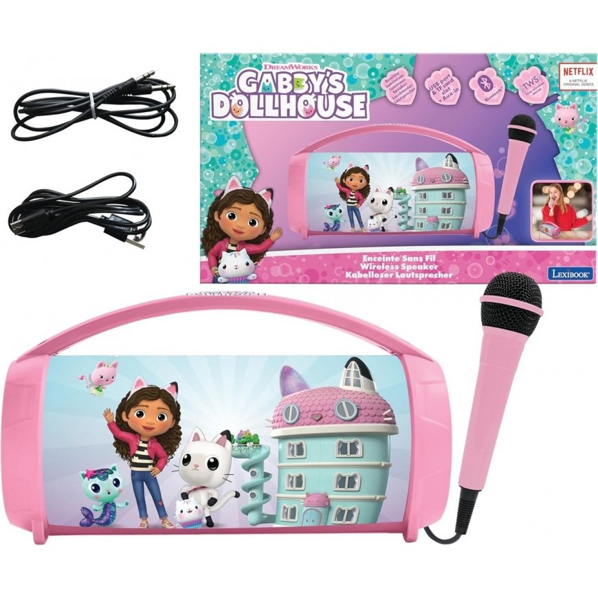 Lexibook – Gabby's Dollhouse Bluetooth kõlar (BTP585GDHZ)