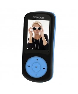 Sencor SFP 5870 BBU MP3/MP4-плеер MP3 проигрыватель 8 GB Черный, Синий
