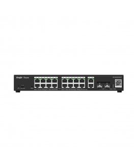 Ruijie Networks RG-ES220GS-P сетевой коммутатор Управляемый L2 Gigabit Ethernet (10/100/1000) Питание по Ethernet (PoE) Черный