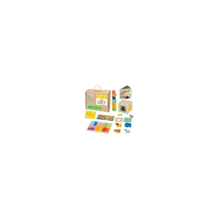WOOPIE Green Montessori Educational Box 7in1