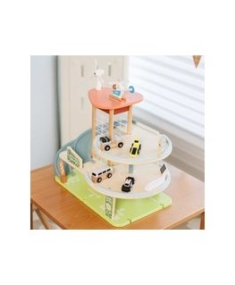 Wooden Safari Activity Jeep WOOPIE Green