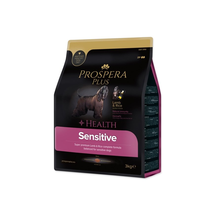 Prospera Plus Sensitive aviena su mėsa su ryžiais 3 kg