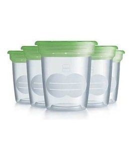 BEABA STIKLINIŲ INDELIŲ RINKINYS (2 VNT. PO 150 ML), MINERAL/SAGE Zaļš
