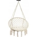 Boho Style Hanging Chair 80 cm | 150 kg | Color: Ecru Boho Style Hanging Chair 80 cm | 150 kg | Color: Ecru