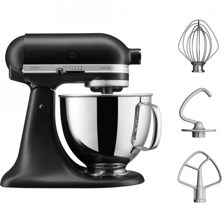 KitchenAid 5KSM125EBM food processor 300 W 4.8 L Black – 2