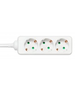 Deltaco GT-0302 розетка Белый